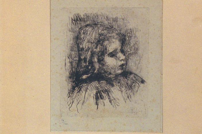 First Impression Pierre Renoir Etching from ROADSHOW's Special: Forever Young