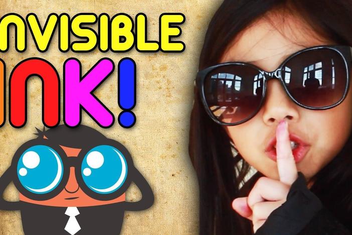 To make invisible ink, you only need a few ingredients - and a lot of patience!