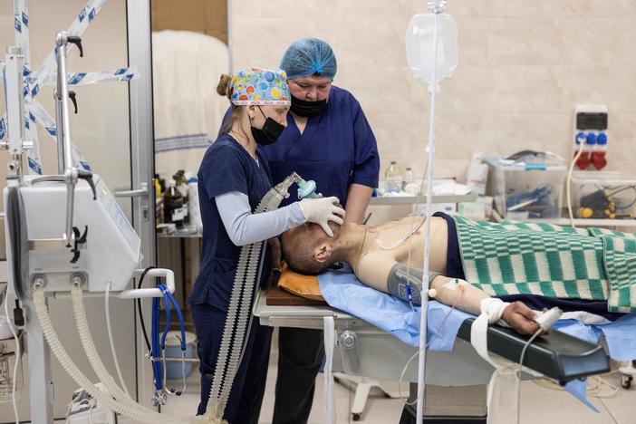 Combat medics deliver lifesaving care on the frontlines of Russia's war against Ukraine