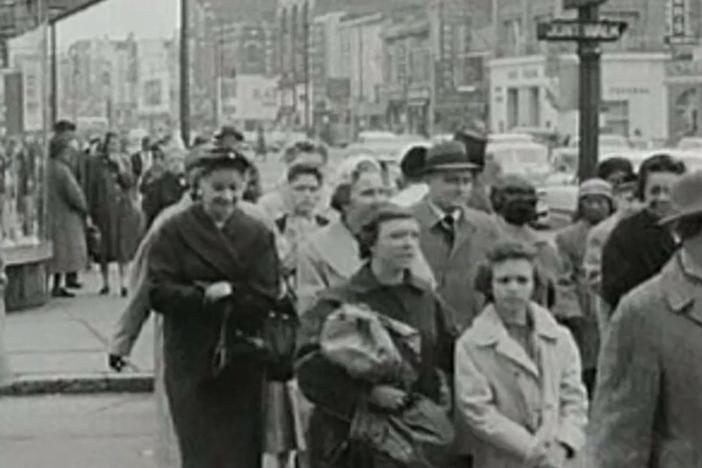 Integration Report, 1960, showing African American students arrested for staging  a sit-in