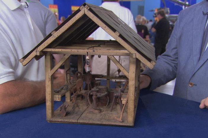 Appraisal: 1922 Folk Art Blacksmith Shop Model, from Birmingham, Hour 3.