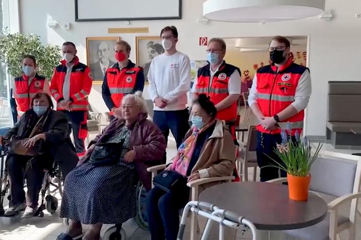 Holocaust survivors fleeing Russia's invasion of Ukraine find safety in unexpected place