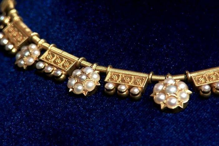 Appraisal: Etruscan Revival Gold Necklace, ca. 1880, from Minneapolis Hour 1.