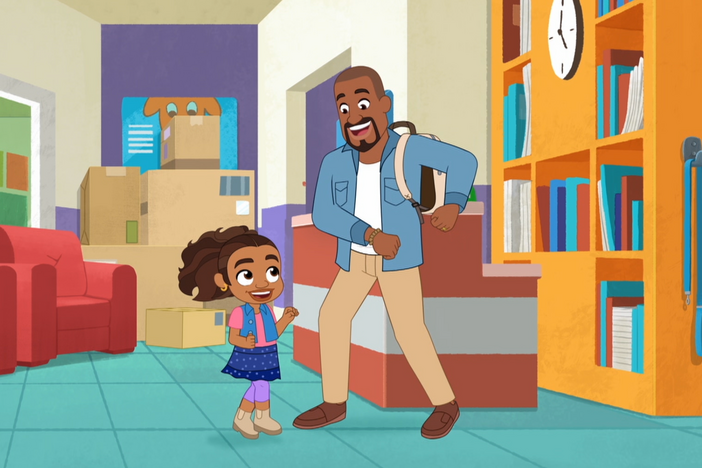 Alma and Papi plan to spend a special day together but plans change when a dog needs help.
