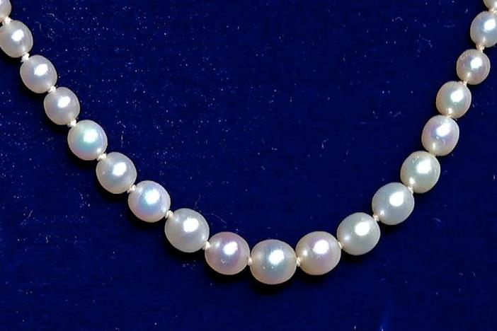 Appraisal: Graduated Natural Oriental Pearl Necklace, ca. 1875, from Jacksonville Hour 1.