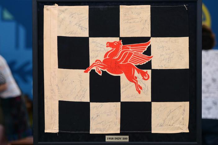 Appraisal: 1958 Signed Indianapolis 500 Racing Flag