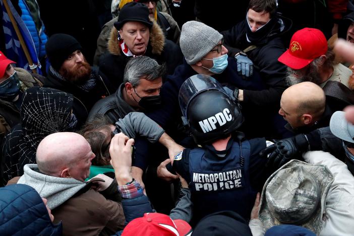 Police response at the Capitol brings claims of 'white privilege’