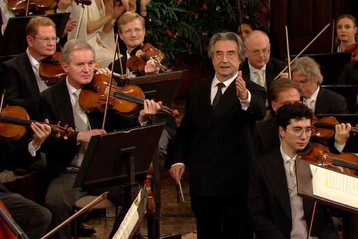 The Vienna Philharmonic performs Strauss' Radetzky March.