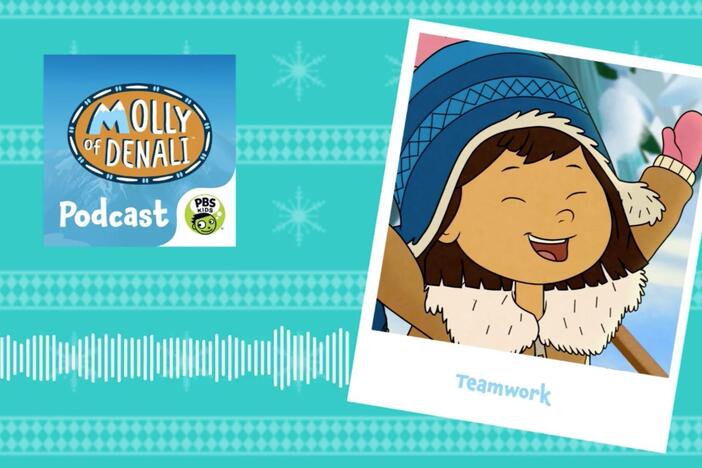 In the final episode of the season, Molly helps Elijah get his sled unstuck.