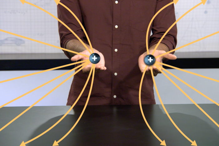 We explain Coulomb's law both qualitatively as well as mathematically.