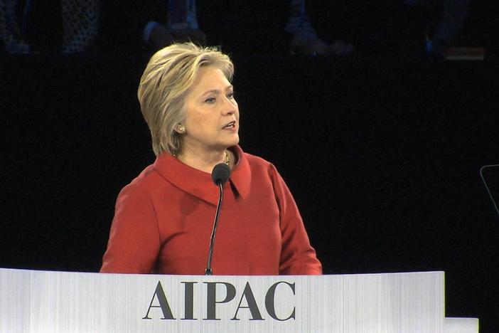 The American Israel Public Affairs Committee is always a key stop for presidential races.