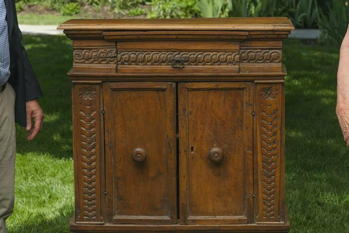 Appraisal: 17th C. Italian Renaissance Walnut Cabinet