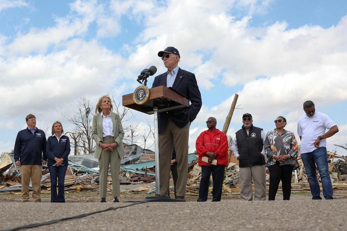 News Wrap: Biden tours tornado damage in Mississippi