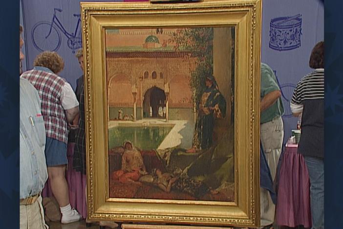 Appraisal: Benjamin-Constant Painting, ca. 1870, from Vintage Tulsa.