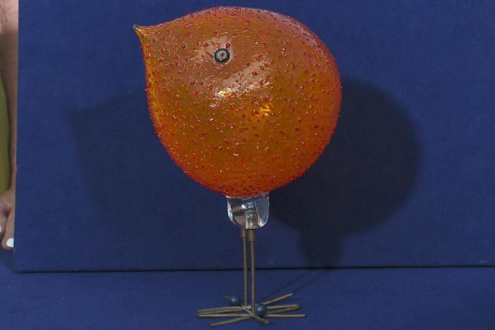 Appraisal: Vistosi Alessandro Pianon-designed Glass Bird, ca. 1963