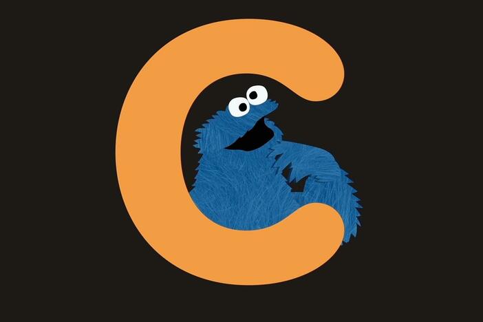 C is for Cookie and that's good enough for Cookie Monster!
