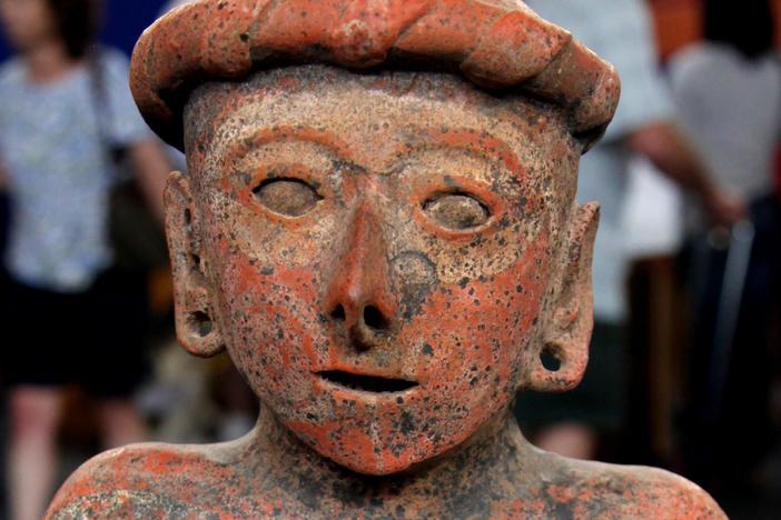 Appraisal: Nayarit Seated Figure, 200 BC – 200 AD, from Boston Hour 2.