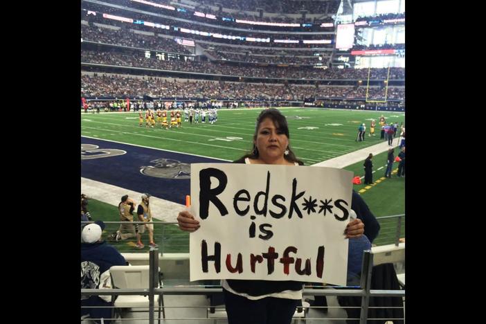 Yolonda works with students to rid a Texas school of its offensive Native American mascot.