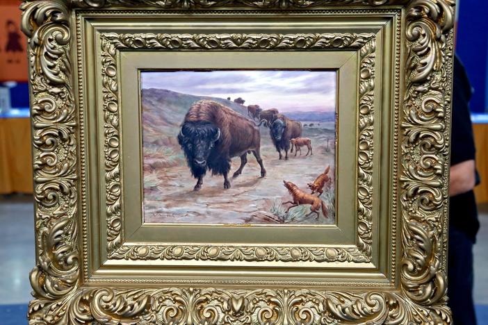Appraisal: Robert Jenkins Onderdonk Plaque, ca. 1880, from Richmond Hour 1.