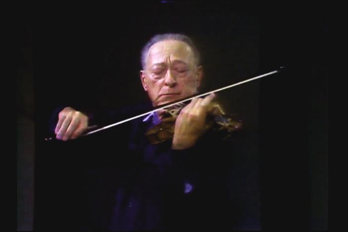 One can hear the passion in Heifetz' violin playing, even if his stance was impassive.