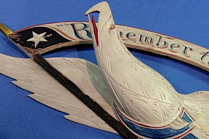 Appraisal: John Bellamy Eagle Carving, ca. 1895