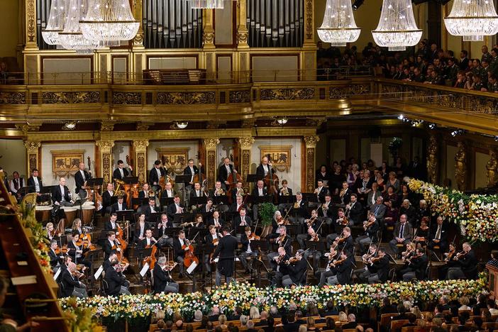 Celebrate 2020 with the Vienna Philharmonic and host Hugh Bonneville at the Musikverein.