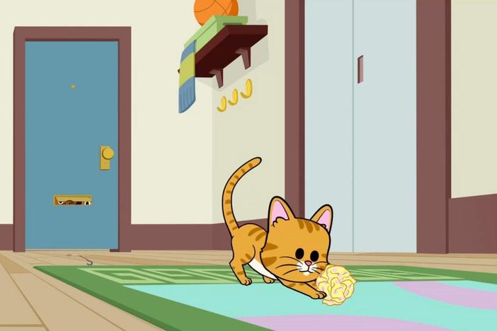 Lyla and Luke use a gum wrapper to distract Kibbles and rescue Everett's coin.