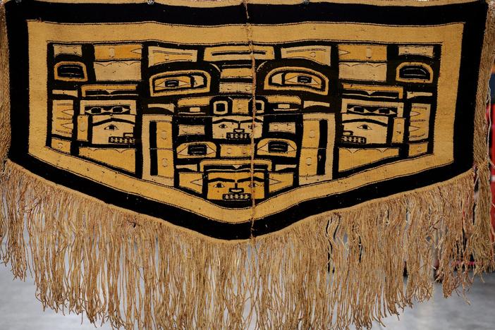 Appraisal: Tlingit Chilkat Weaving, ca. 1915, from Charleston, SC Hr 1.