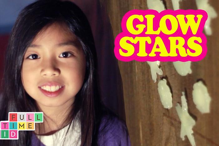 Make your own glowing shapes for a glow party or just to decorate your room.
