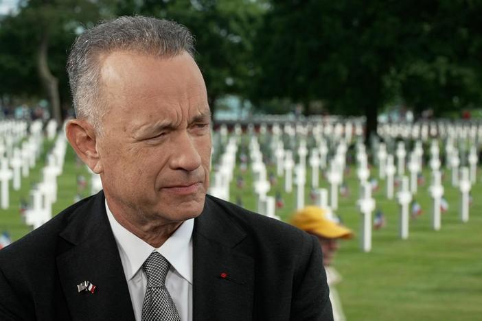 Tom Hanks joins the show.