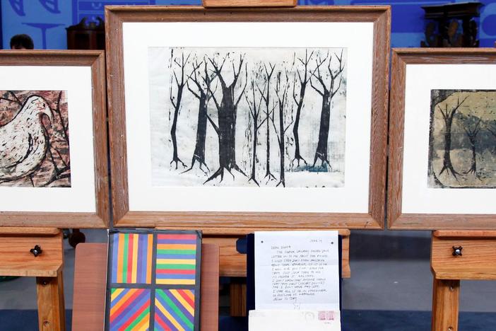 Appraisal: Sol LeWitt Woodcuts, ca. 1955, from Seattle Hour 1.