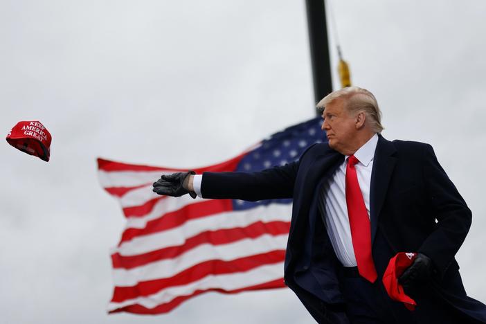 What are the 2 candidates' strategies for the race's final days?