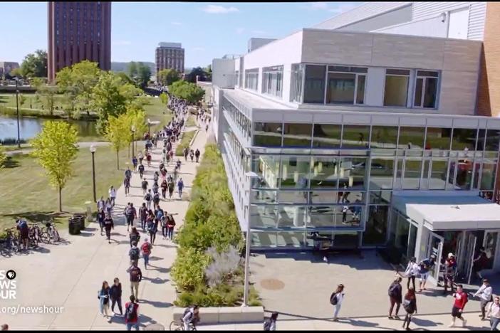 College towns weigh benefits of students' return with virus risks