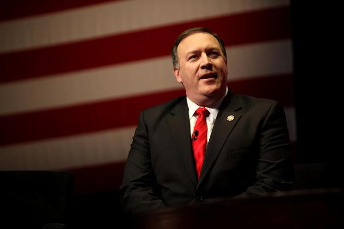 Pompeo faces questions on Russia, North Korea.