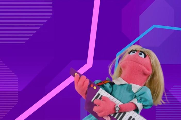 Prairie Dawn, Elmo, Cookie Monster, and the Count sing about Octagons!