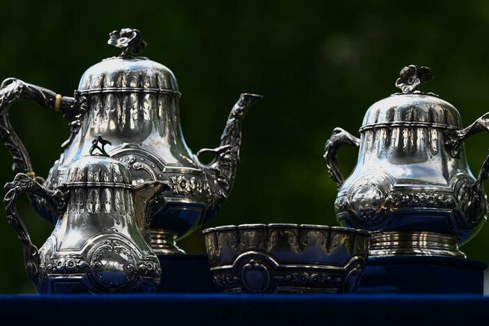 Appraisal: Cann & Dunn Coin Silver Tea Service, ca. 1856