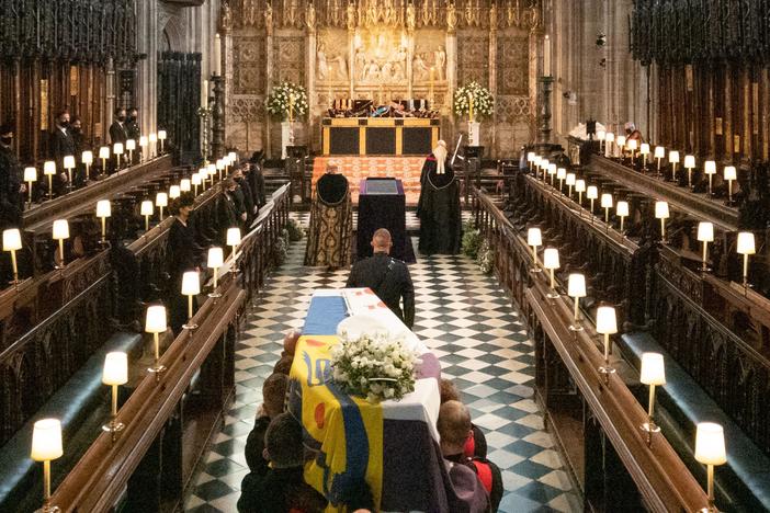 Prince Philip is laid to rest after small funeral amid COVID-19 restrictions