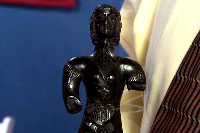 Appraisal: Haida Argillite Figure, ca. 1860, from Eugene Hour 2