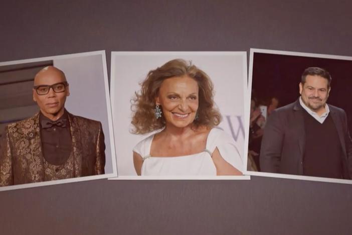 Diane Von Furstenberg, Narciso Rodriguez, and RuPaul Charles discover surprising roots.