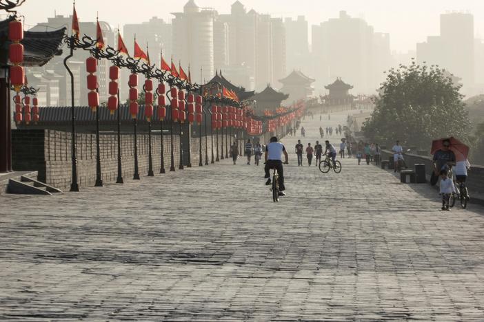 Xi'an - the Tang Dynasty capital with half a million people was the world's greatest city.