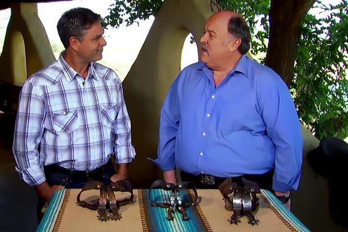 ROADSHOW rides in to Indian Cliff Ranch to learn about vintage Texan spurs.