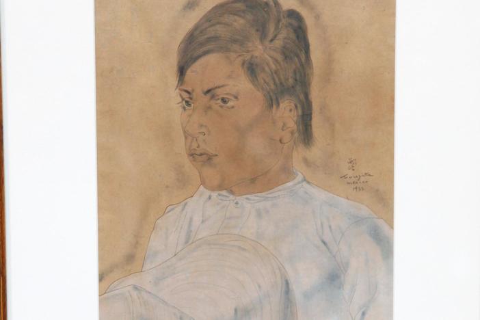 Appraisal: 1933 Tsuguharu Foujita Drawings, from Eugene Hour 3