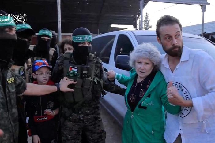 Daughter of Israeli still held in Gaza discusses mixed feelings after 1st hostage release