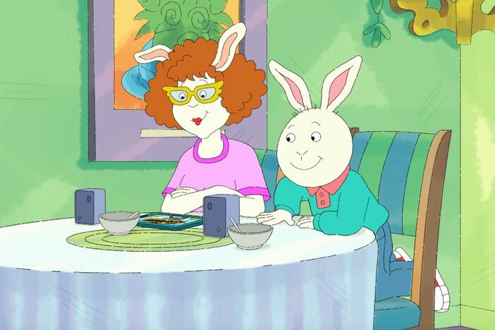 Buster struggles to find a good podcast story until he discovers a dramatic conflict.