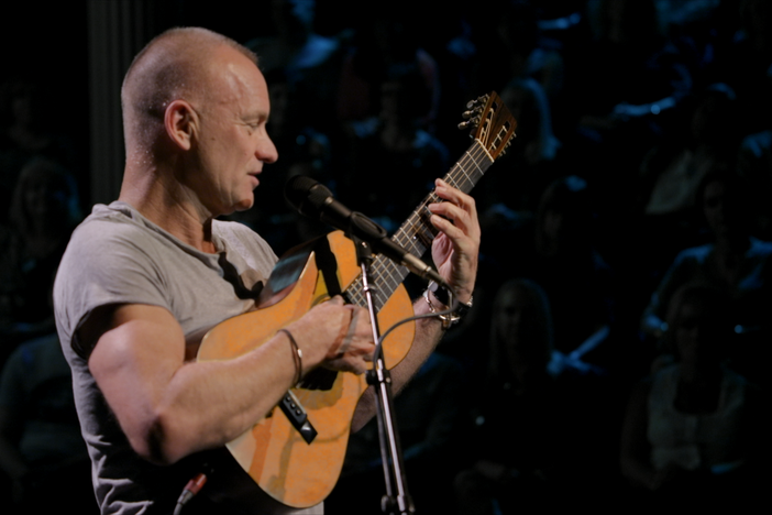 Sting performs the Broadway-bound "The Last Ship" on his birthday at The Public Theater. 
