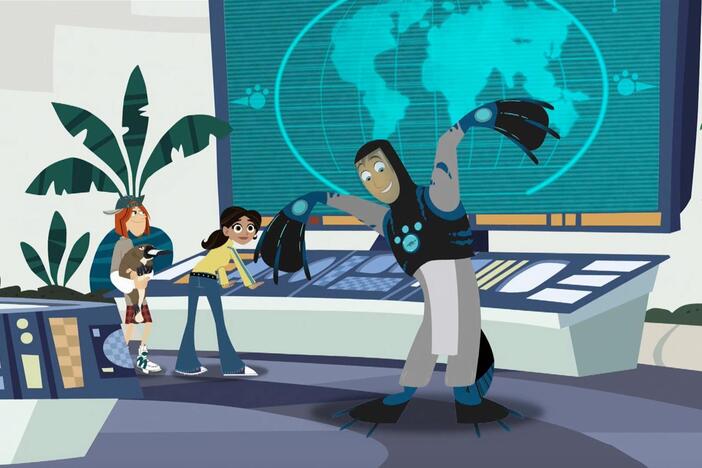 Martin slips into his platypus creature power suit and goes on a rescue mission!