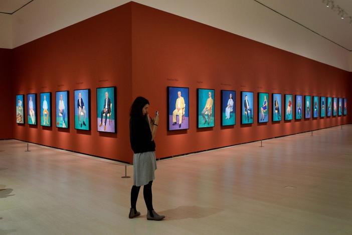 The renowned artist tried to capture the character of the people in his life
