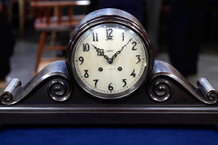 Appraisal: Chelsea Clock Company Tambour No. 3 Clock, ca. 1915, from Minneapolis Hour 1.