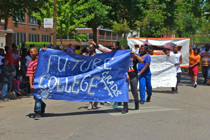 COLLEGE WEEK documents impact of involvement on student success in a Chicago community.