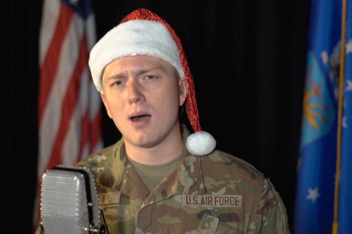 U.S. service members sing classic Christmas carol ‘What Child is This?'